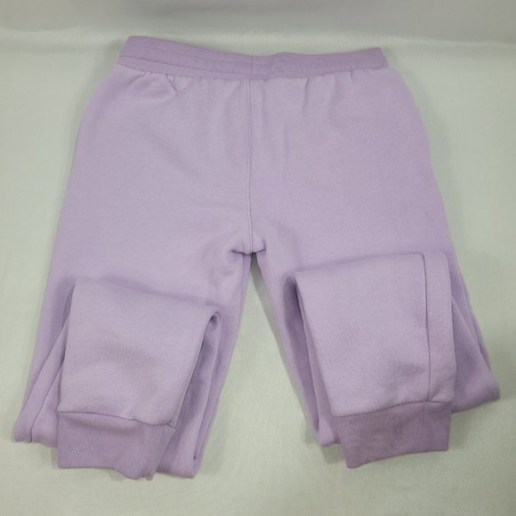 Puma Jogging Sweatpants Gym Pants Purple Drawstring Girls Size XL 14/16 - Picture 2 of 3